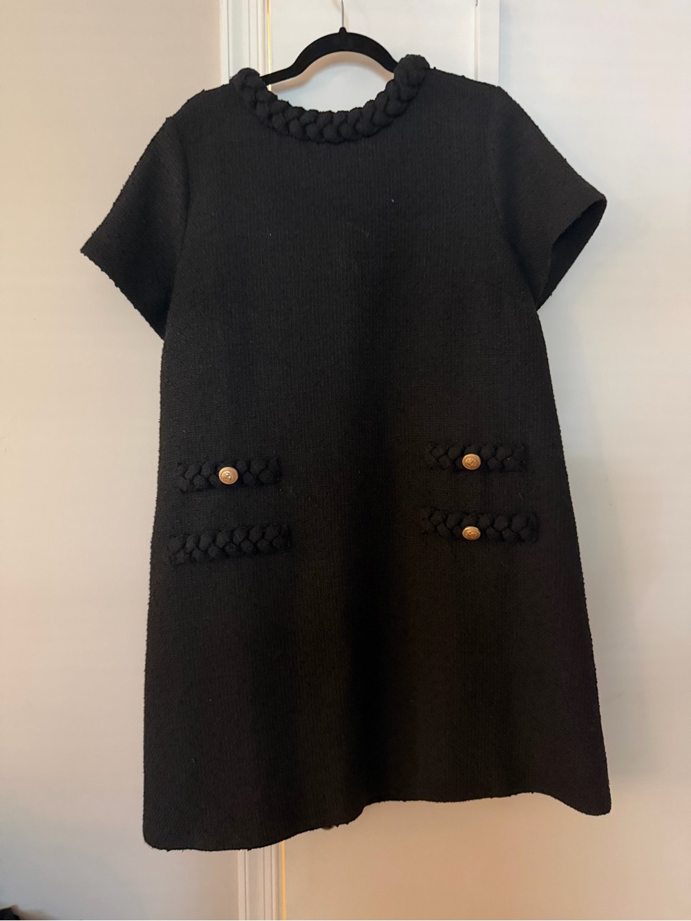 Tuckernuck Jackie Black Shift Dress
